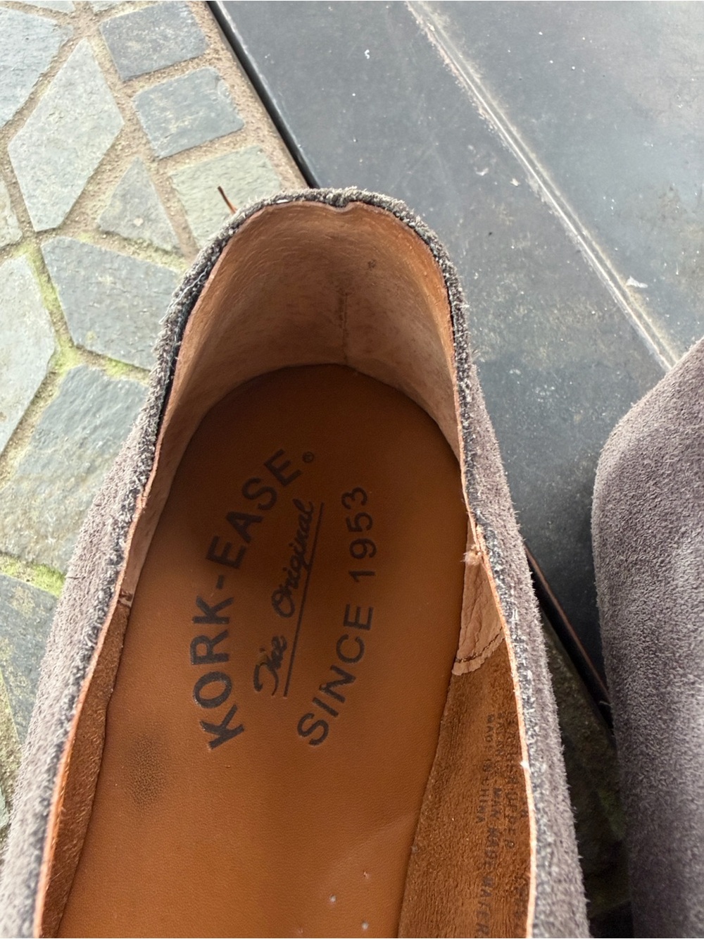 Kork-Ease Women’s Gray Suede Mary Jane Flats - Picture 11 of 11